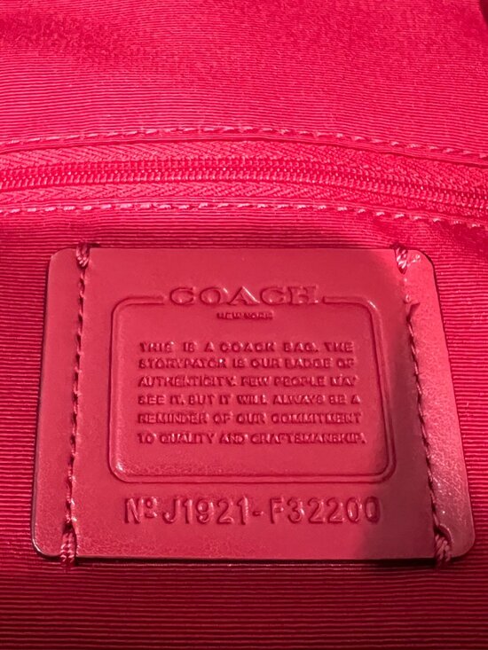 Authentic Coach Signature Medium Charlie Backpack main image 12
